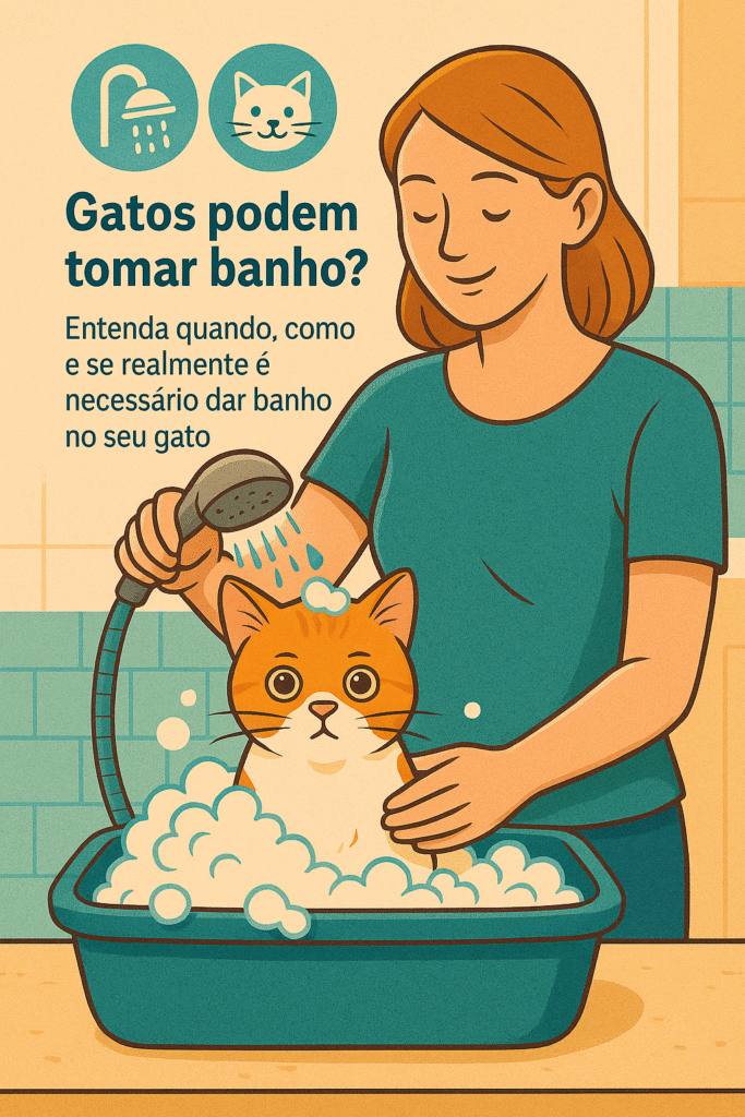 Aprenda como dar banho no seu gato em dicas para cuidar de pets 