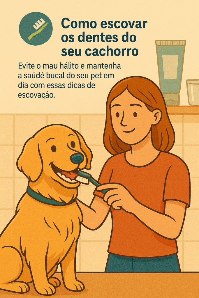 Aprenda como escovar os dentes de cachorro corretamente em dicas para cuidar de pets