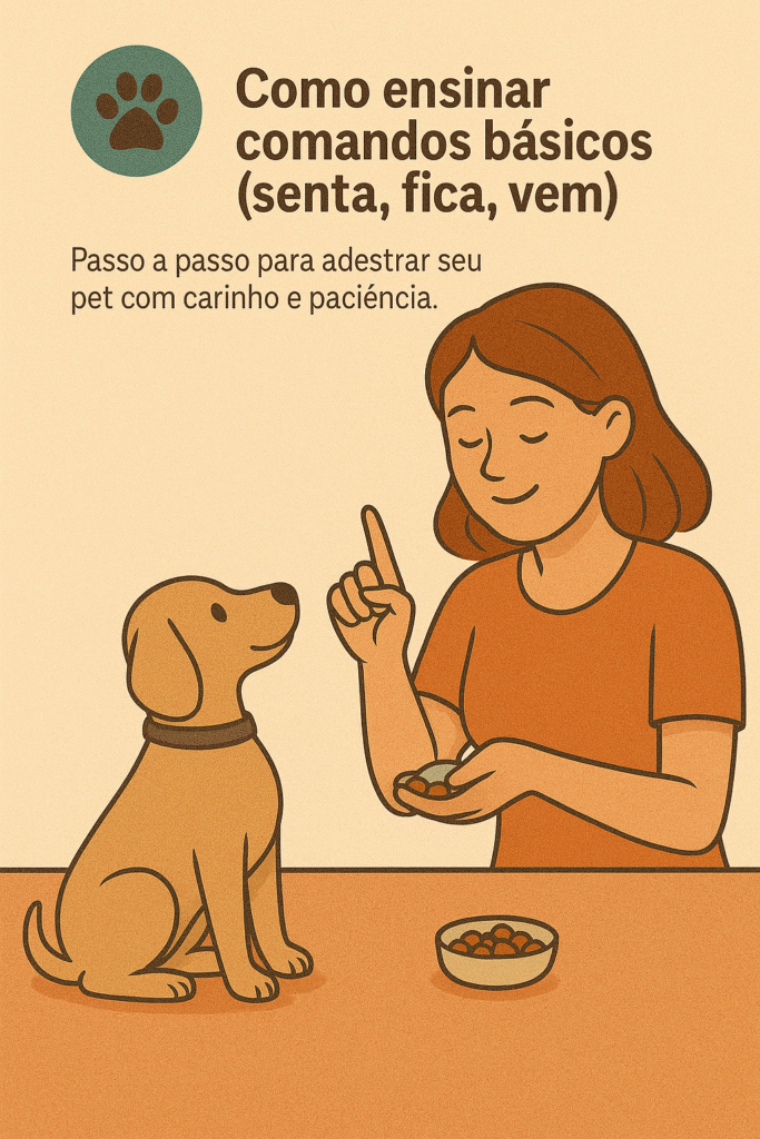 aprenda como ensinar comandos      basicos para seu pet em dicas para cuidar de pets